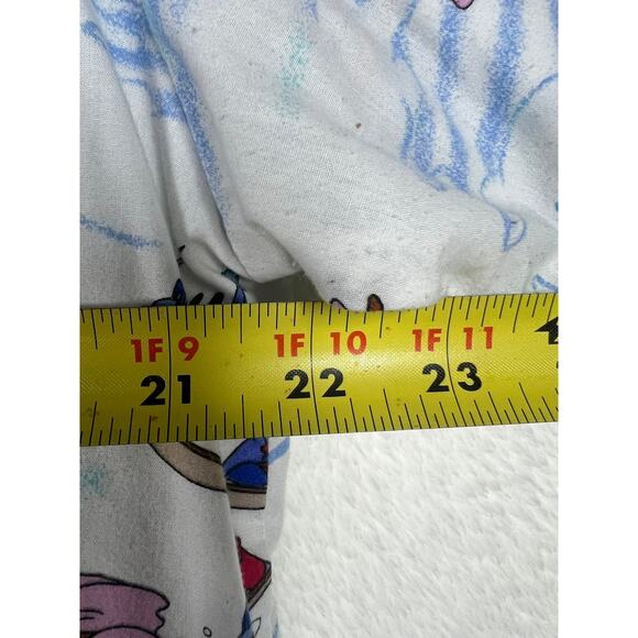 Disney Christmas Mickey Minnie Pluto Goofy Medical Scrub Top Unisex L/XL - Picture 6 of 6